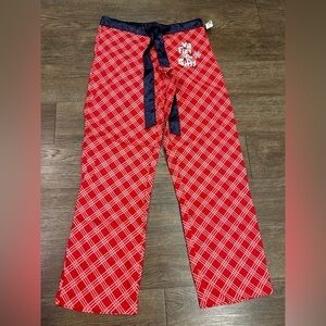 NWT Flirtitude (Will Flirt For Gifts) flannel pj pants size small